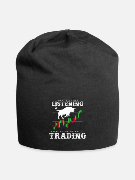 Trading - Jersey-Beanie - Schwarz