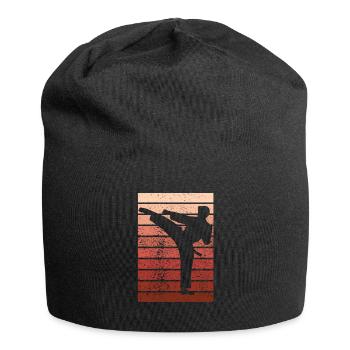 Karate Vintage - Jersey-Beanie - Schwarz - Vorne