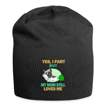 Boston Terrier, Boston Terrier, Boston Terrier - Jersey Beanie - black - Front