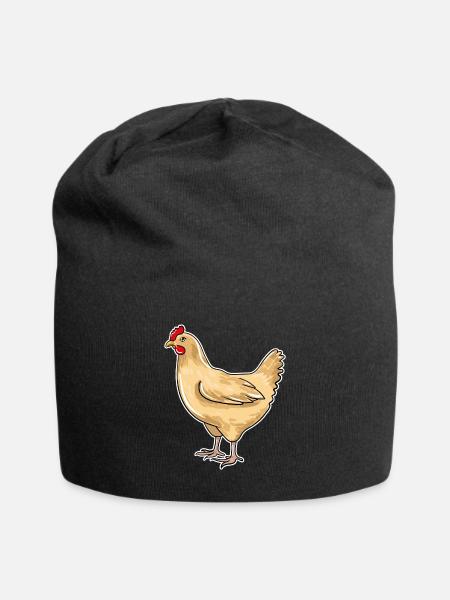 Chicken - Jersey Beanie - black