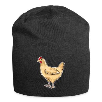 Chicken - Jersey Beanie - charcoal grey - Front