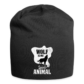 Wolf - Bonnet en jersey - noir - Devant