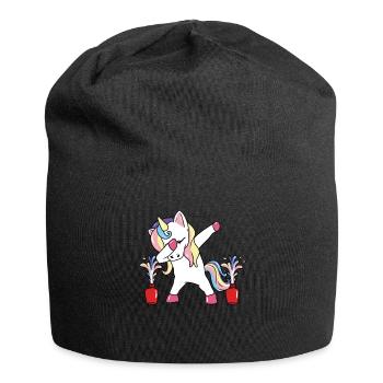 Nail polish unicorn manicure pedicurist for - Jersey Beanie - black - Front