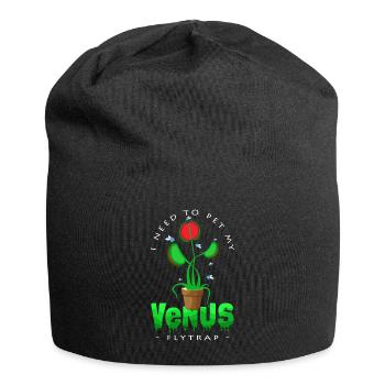 Je nourris mes mouches Venus flytrap - Bonnet en jersey - noir - Devant
