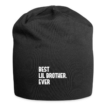 Bester Bruder Aller Zeiten - Jersey-Beanie - Schwarz - Vorne