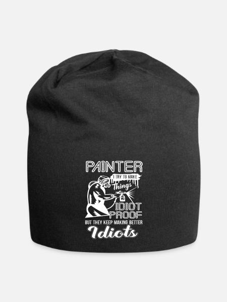 Peintre Drôle de peintre - Bonnet en jersey - noir