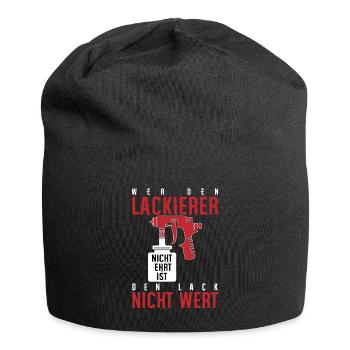 Lackierer Lack Maler Sprüh Luftdruck Geschenk - Jersey-Beanie - Schwarz - Vorne