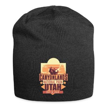 Canyonlands National Park Utah Est 1964 - Jersey Beanie - charcoal grey - Front