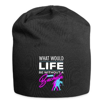 Bachata, Bachata Dominikanisch, merengue - Jersey-Beanie - Schwarz - Vorne