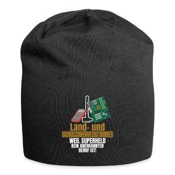 Beruf Land und Baumaschinenmechatroniker Geschenk - Jersey-Beanie - Schwarz - Vorne