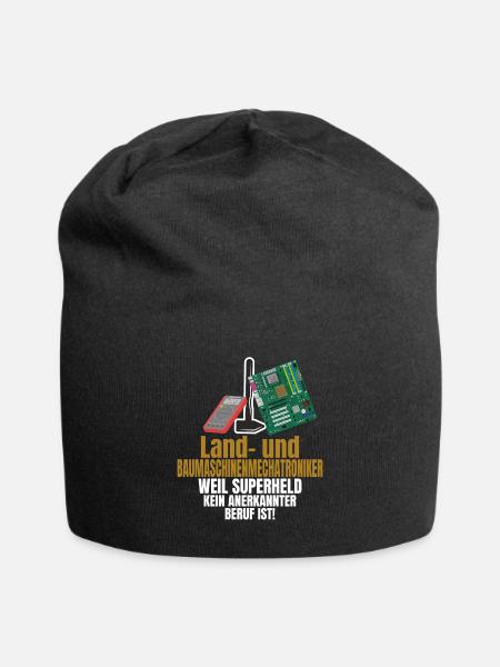 Beruf Land und Baumaschinenmechatroniker Geschenk - Jersey-Beanie - Schwarz
