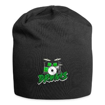 Tambours batteur baguettes tambour - Bonnet en jersey - noir - Devant
