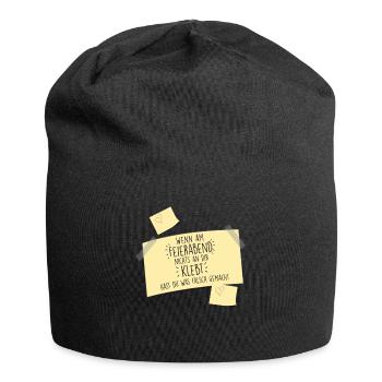 Kindergärtner Erzieher - Jersey-Beanie - Schwarz - Vorne