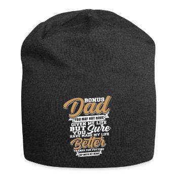 Beau-père - Bonnet en jersey - charbon - Devant