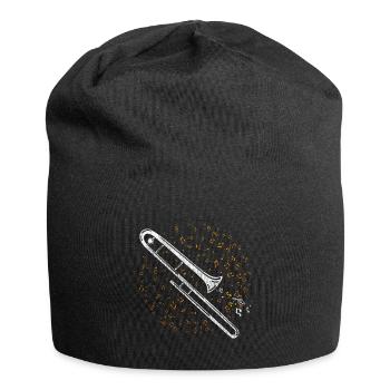 Trombone trombone player - Jersey Beanie - black - Front