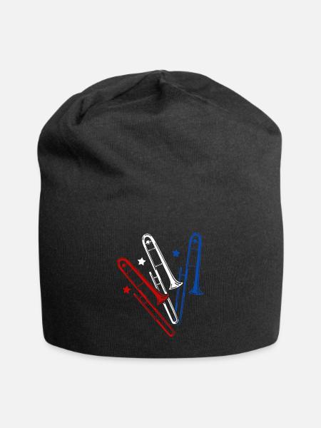 Tromboniste trombonist instrument de musique - Bonnet en jersey - noir