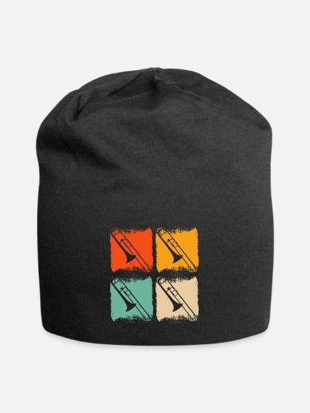 Trombone - Bonnet en jersey - noir