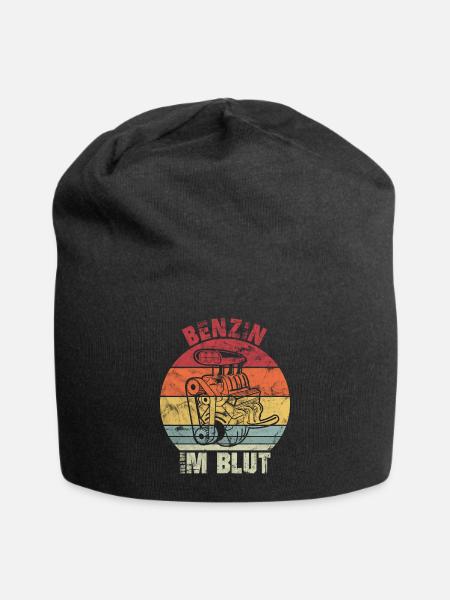 Benzin im Blut - Jersey-Beanie - Schwarz