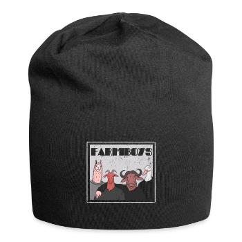 Résident de ferme - Bonnet en jersey - noir - Devant