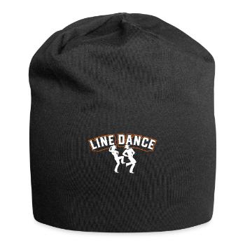 Line Dance Western Country Tanzen Geschenk - Jersey-Beanie - Schwarz - Vorne