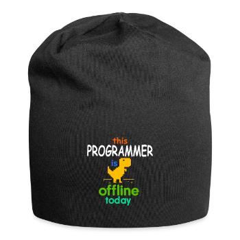 Programmer is offline - Jersey Beanie - black - Front