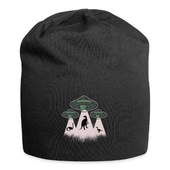 Cadeau de l'espace extraterrestre T-Rex Dino Ufo - Bonnet en jersey - noir - Devant