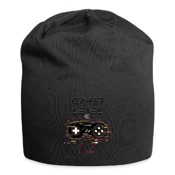 Gamer T-shirt 12 Years Old – Game Level Complete - Jersey Beanie - black - Front