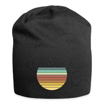 Kreise - Jersey-Beanie - Schwarz - Vorne