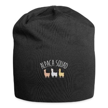 Alpaca Girl Lama Alpaca Squad Team - Bonnet en jersey - noir - Devant