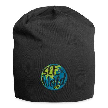 World travel - Jersey Beanie - black - Front