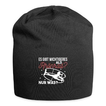 Rhönradturnen Turnen Geradeturnen Radgymnastik - Jersey-Beanie - Schwarz - Vorne