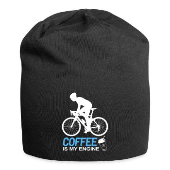 Vélo de course et café - Bonnet en jersey - noir - Devant