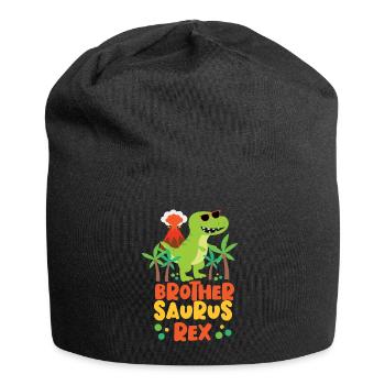 Idée cadeau Brother Saurus Rex pour les enfants - Bonnet en jersey - noir - Devant
