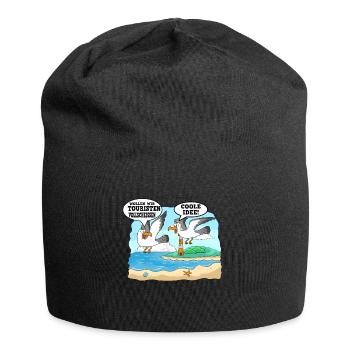 Wollen Wir Touristen Vollscheissen - Coole Idee - Jersey-Beanie - Schwarz - Vorne