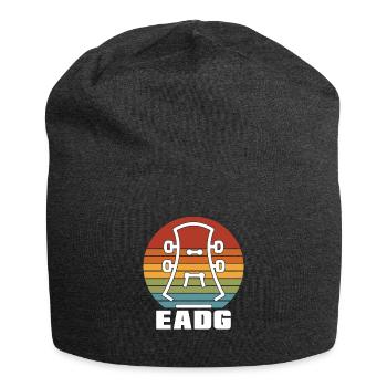 Retro bass guitar - Jersey Beanie - charcoal grey - Front
