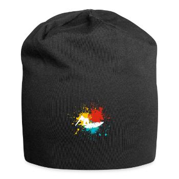 Surfer Surfen - Jersey-Beanie - Schwarz - Vorne