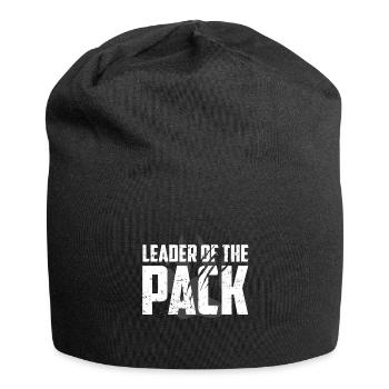 Wolf Pack Gift design | Leader of The Pack Paw - Jersey Beanie - black - Front