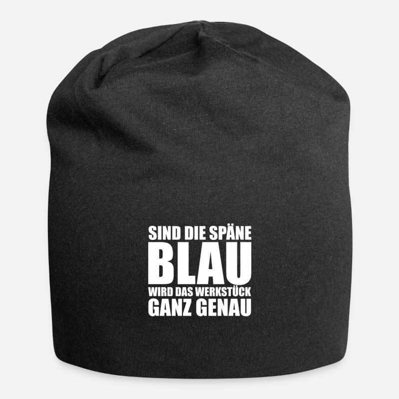 zerspanungsmechaniker, zerspanungstechniker, CNC - Jersey-Beanie - Schwarz