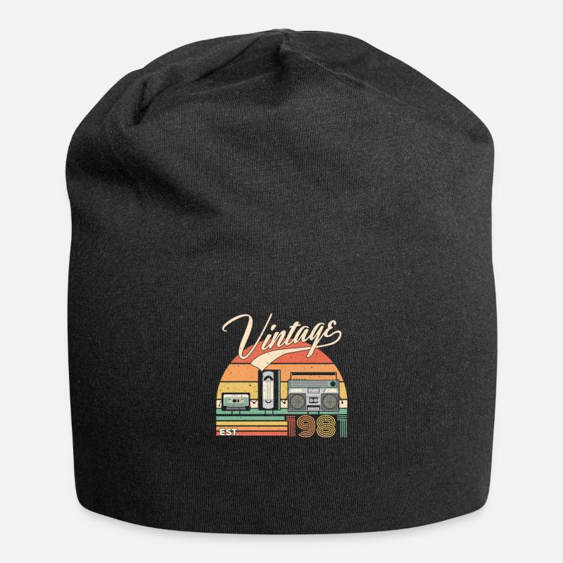 Vintage 1981 40e anniversaire cadeau de quarante ans - Bonnet en jersey - noir