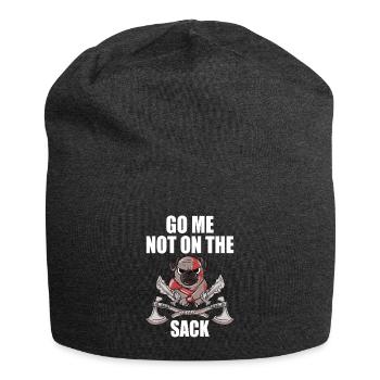 Denglisch Gift Go Me Not On The Sack - Jersey Beanie - charcoal grey - Front