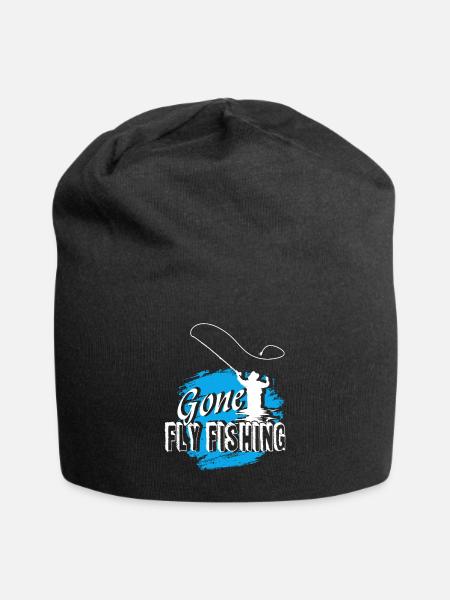 Pêche à la mouche Fini la pêche à la mouche - Bonnet en jersey - noir