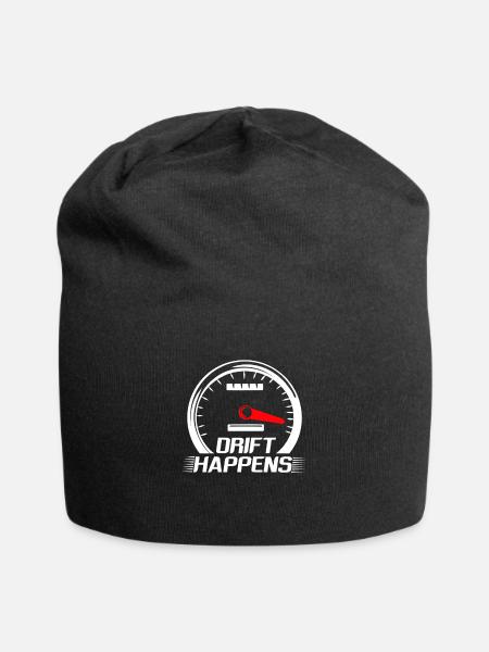 Motorsport Drift Happens - Jersey Beanie - black