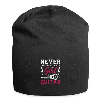 Guitar Design for a Guitar player - Jersey Beanie - black - Front