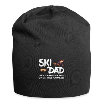 Ski Dad Like A Regular Dad Only Way Cooler Vater - Jersey-Beanie - Schwarz - Vorne
