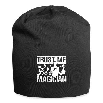 Magier Vertrau mir, ich bin ein Magier - Jersey-Beanie - Schwarz - Vorne