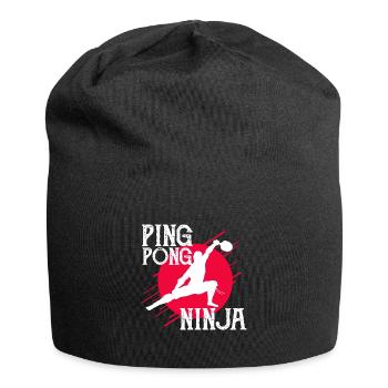 Ping pong ninja - Bonnet en jersey - noir - Devant