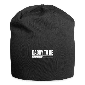 Futur Père Papi Papa Fête des Pères Enceinte - Bonnet en jersey - noir - Devant