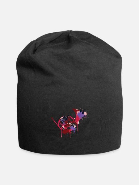 French Horn - Bonnet en jersey - noir