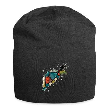turtle - Jersey Beanie - charcoal grey - Front