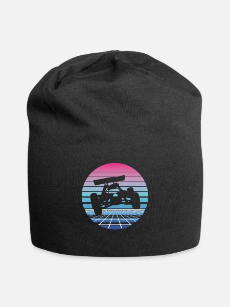 RC Auto Car Modellauto Modellbau Vaporwave - Jersey-Beanie - Schwarz
